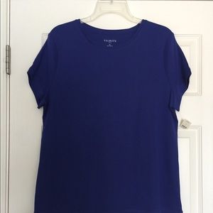 Talbots XL royal blue t-shirt